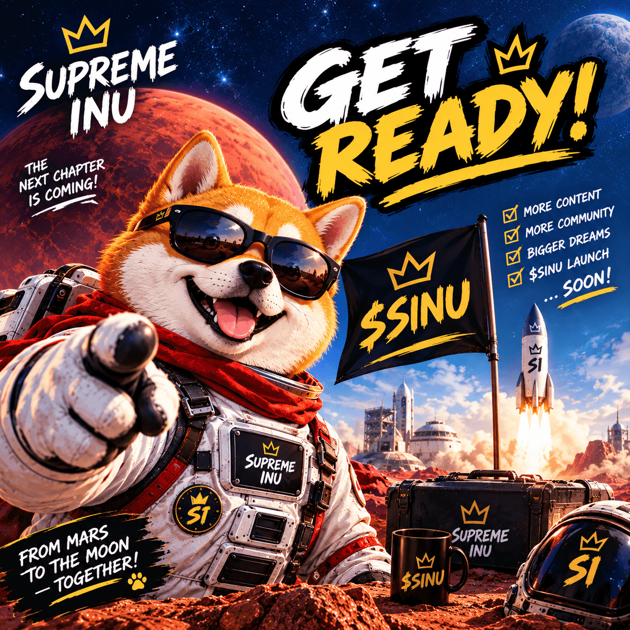 Get Ready for Mars: The next chapter is coming: more content, more community, bigger dreams.